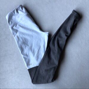 Alo ~ Yoga Goddess Leggings ~ Sky Blue Heather Grey ~ Womens Size Small